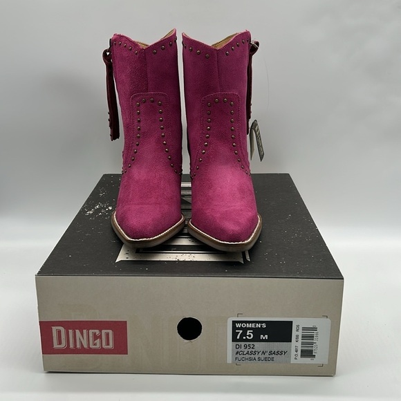 825- Dingo Suede Ankle Women's Boots Size 7.5 M NWT - Picture 9 of 10
